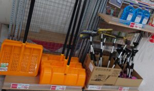 除雪器具売り場